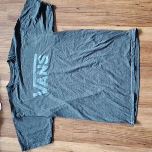 medium sized, gray vans t-shirt